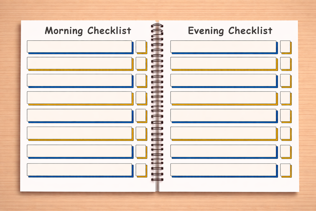 My ADHD School Planner Focus Plan and Make Progress Your Way Spiral Bound Notebook for Students