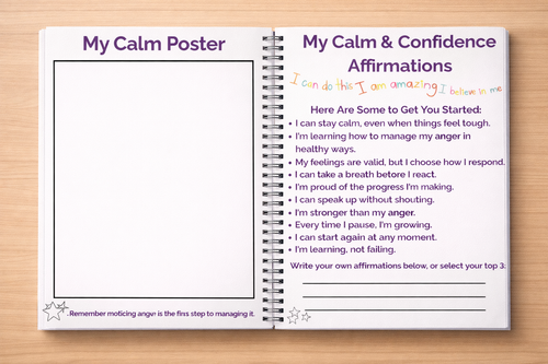 My Anger Management Workbook for Personal Growth and Stress Relief