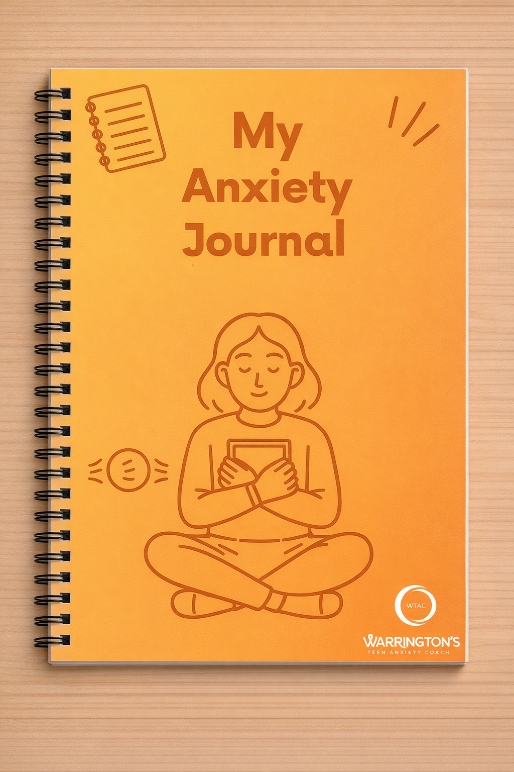 My Anxiety Journal - Spiral Bound Journal for Mindfulness and Stress Relief